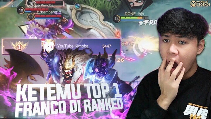 LANCELOT JEJE LAWAN TOP 1 GLOBAL FRANCO DI RANKED! GAME KERAS SEJAGO APA FRANCON