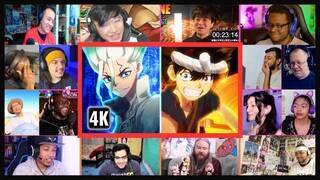 Dr Stone Season 3 Opening Song Reaction Mashup | Dr Stone New Opening Song Reaction Mashup