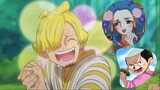 Anh Ba Sanji định làm rể ở Wano quốc khi nghe tin Hiyori là em gái Momonosuke =)))