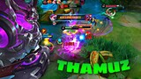 BUILD TOP 1 PLAYER THAMUZ GAMEPLAY - MOBILE LEGENDS