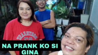 NA PRANK KO SI GINA KASI FIRST TIME SUMAKAY NG EROPLANO|CYA MAG LEAD NG PRAYER 😂🤣