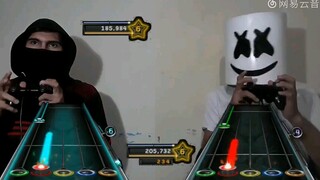 When Famous DJs Play Music Games: Alan Walker VS Marshmello