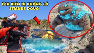 GTA 5 Phá Hủy Con Đập Lớn Nhất Thành Phố Vô Tình Đánh Thức Ếch Biến Dị Lai Cá Sấu Đang Ngũ Trong Hồ