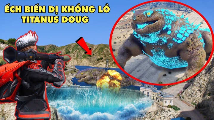 GTA 5 Phá Hủy Con Đập Lớn Nhất Thành Phố Vô Tình Đánh Thức Ếch Biến Dị Lai Cá Sấu Đang Ngũ Trong Hồ