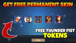 FREE DRAW HERO SKIN | FREE TOKENS | FREE DRAW THUNDERFIST EVENT | MOBILE LEGENDS