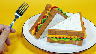 Buat sandwich Lego dan simpan Cube Transformers! Itu sangat menyenangkan!