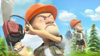 Famous quotes from Boonie Bears: Brother Qiang has completely given up cutting trees. Here is Boss L