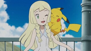 [Pokémon] Lillie dan Pikachu, dari rasa takut hingga berani menyentuh