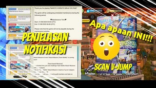 Apa-apan ini!!! | Penjelasan Notif dan scan V-JUMP | Naruto x Boruto Ninja Voltage | #umarhuani #UHN