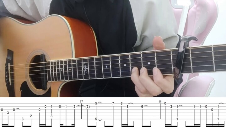 [อะนิเมะ Fingerstyle การสอนด้วยคะแนน]—ชุดเล็ก ๆ น้อย ๆ ที่ชื่นชอบของ Brave Song Angel's Heartbeat (พ