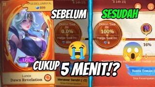 CARA CEPAT DAPATKAN SKIN EPIC LUNOX GRATIS DI EVENT "UNDANG KEMBALI TEMAN"