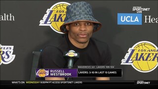 Russell Westbrook: "I need to be better overall. What I'm doing now isn't good enough."