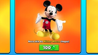 CHEGOU A SKIN DO MICKEY MOUSE NO STUMBLE GUYS