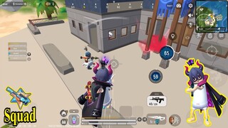 GAMEPLAY with QBZ + Fusion Cannon | 4 MAN SQUAD 38 KILL | SOUTH SAUSAGE MAN