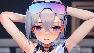 【AI Animation】Silver Wolf Fallen Dance❤️