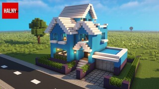 Suburban house in Minecraft - building idea