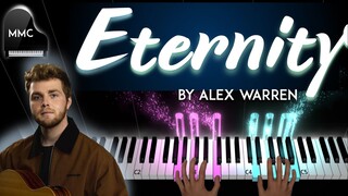 Eternity by Alex Warren piano cover / tutorial + sheet music + lyrics