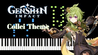 Genshin Impact - Caprice of the Leaves (Collei Demo Theme) - Piano Cover (MaruPiano Arr.)