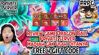 REVIEW GAME DRAGON BALL BARU YANG PRIVATE HADIAH MELIMPAH DITAMBAH 4 GIFT CODE YANG MANTAP BANGET