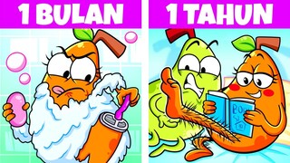 Pacaran 1 BULAN vs Pacaran 1 TAHUN || Momen Kocak dan Lucu dengan Pasangan Sepasang Pir