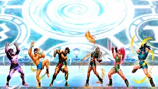 Kof Mugen Joe Team Vs Leona Team