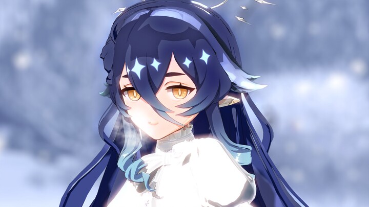 [Genshin Impact / Sanrakuji] "It is said that this is the daughter of winter." -Cynical Night Plan-.