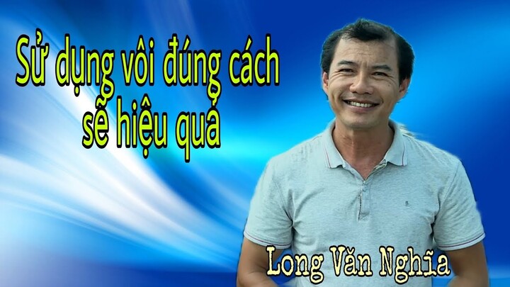 Sử dụng vôi, zeo đúng cách - hiệu quả | Nuôi tôm