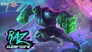 THE BEST RECALL EFFECT! - Raz Cybercore Skin Spotlight - Garena AOV