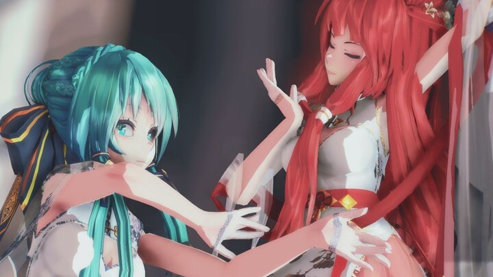 【MMD】※过眼的葱郁风光，便清晰了在此的眉目※醉清风※穿模慎入※【改模配布】