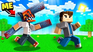 I Fooled My Friend as CHAINSAW MAN in Minecraft!