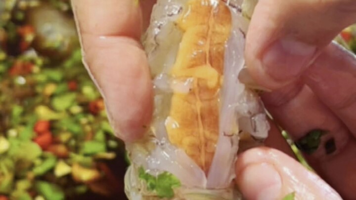 Sebelum acar mentah, menghirup oksigen seolah-olah berada di tempat asalnya