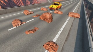 Cars vs Stones - BeamNG.Drive I Ayieeeks Gaming