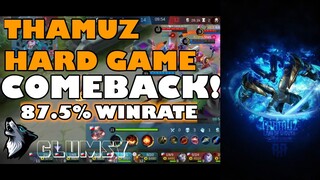 THAMUZ GAMEPLAY 87.5% WINRATE | EGPH SQUAD | PROJECT NEXT | COMEBACK IS REAL