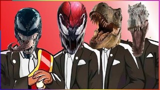 VENOM & CARNAGE & V REX & INDOMINUS REX - Coffin Dance X Baby Shark COVER