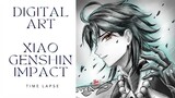 Anime Drawing- Xiao Genshin Impact