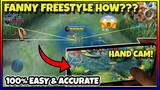 100% ACCURATE & EASY FANNY FREESTYLE YOU CAN USE IN RG WITH HANDCAM | MLBB