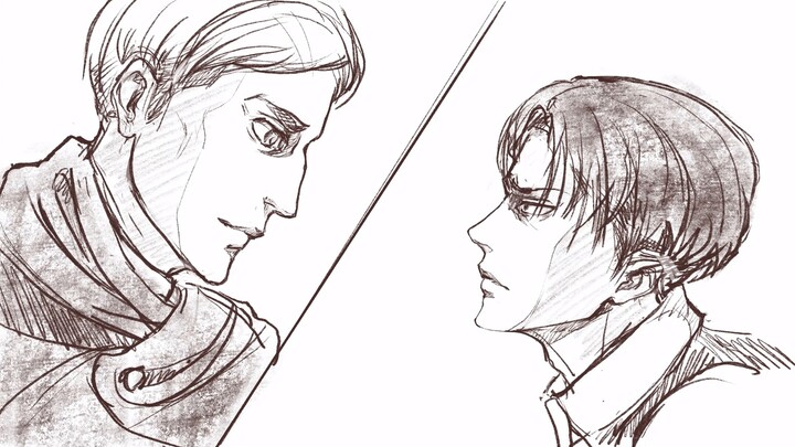 [Attack on Titan | Tuanbing Handwritten] Bai Ye "I am the blazing sun, you are the afterimage of the