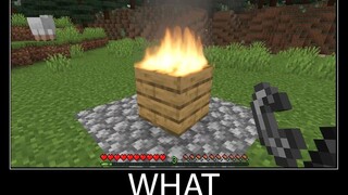 Minecraft รออะไร meme ตอนที่ 38 ไฟ minecraft ที่เหมือนจริง