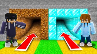 We Found a SECRET TUNNEL in Minecraft 😱