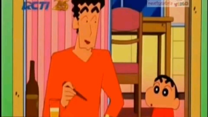 Crayon Shinchan - Baru tahu Cara Memakai Sumpit (Dub Indo)