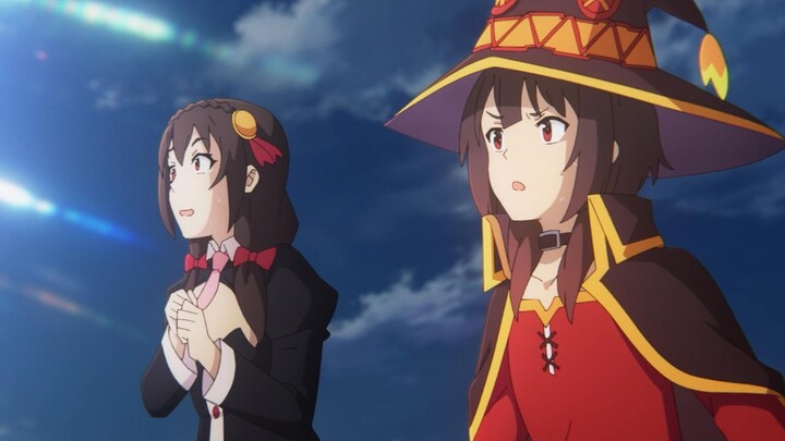 “It was Aqua who saved Megumin… I can’t hold it in anymore~”