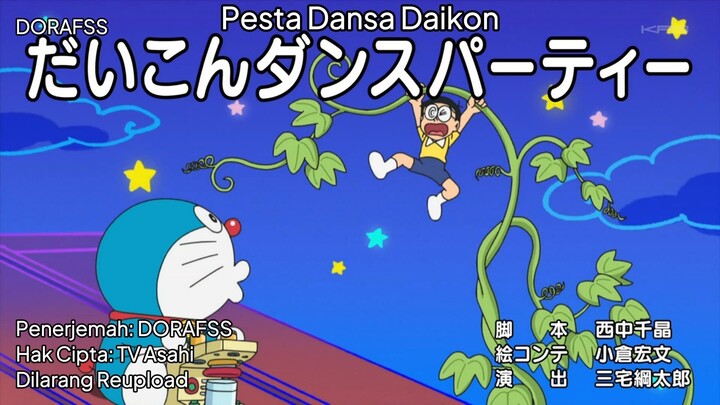 Doraemon Sub Indo:Pesta Dansa Daikon & Papan Nama Tukar-Pasang