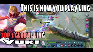 TOP 2 GLOBAL LING "YUKI" UNSTOPPABLE GAMING IN RANK