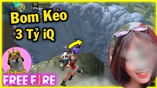 [Free Fire] Bom Keo 3 Tỷ IQ đến từ cô nàng TAT để giật Top 1 | StarBoyVN | Nonolive