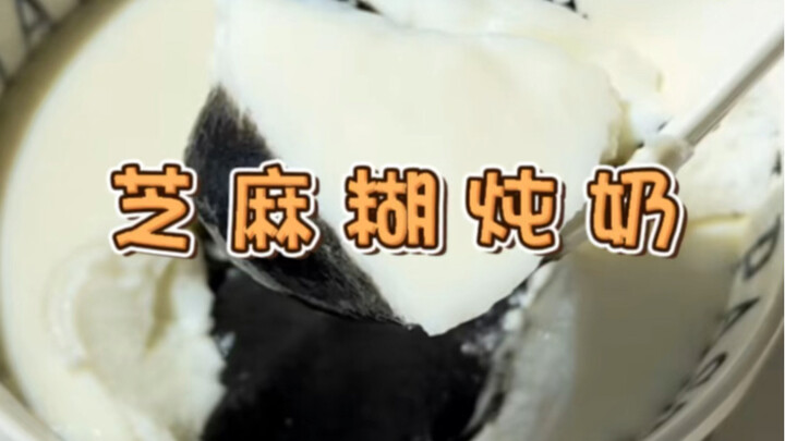 Khi món chè mè đen thơm nồng kết duyên cùng ly sữa tươi trắng ngần