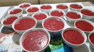 Biển nhà quê. Lần đầu tiên ăn tiết canh bò.