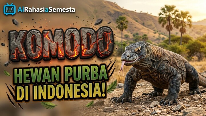 Komodo - Hewan Purba Yang Kini Masih Ada Di Indonesia!