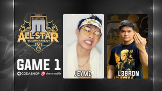 Jeymz vs L3bron Just ML 1v1 Allstar Tournament Game 1 (BO3) | Mobile Legends