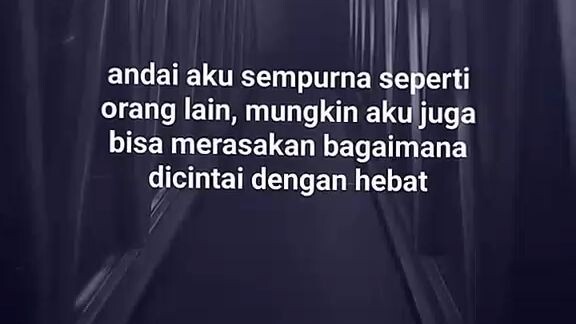 andai saja aku bisa di cintai sepenuh hati