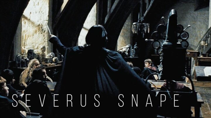 Snape is running around Hogwarts